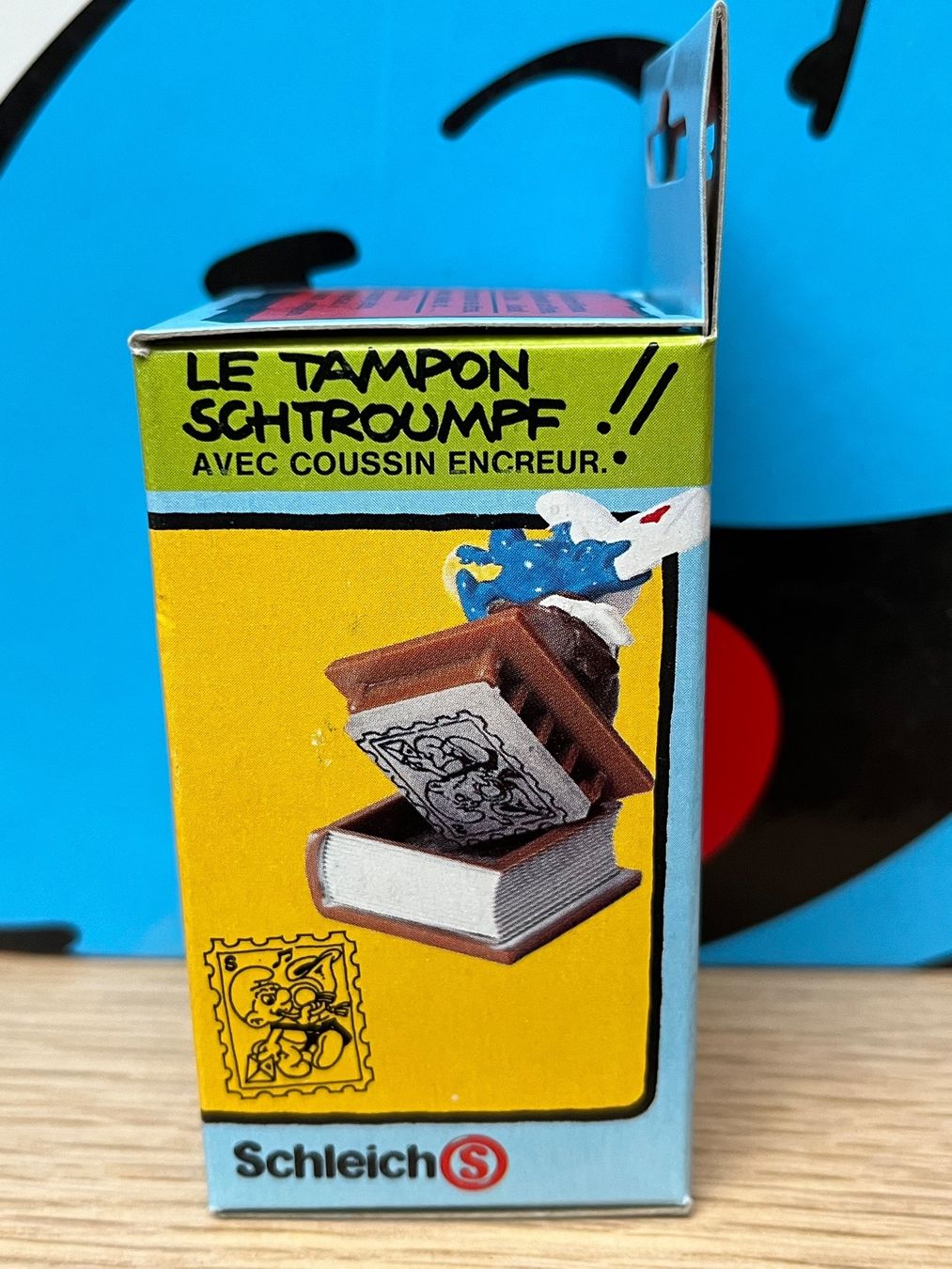 Schleich Statuette: Schlumpf-Stempel in OVP: Briefträger – Nuovo e nell'imballaggio originale da Lyss venduto da Duckszone 1