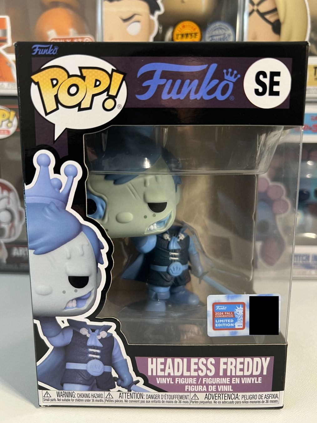Funko Statuette: Funko POP! Headless Freddy Edition Limitée Fall Convention – Nuovo e nell'imballaggio originale da Le Mouret venduto da perfectbijou