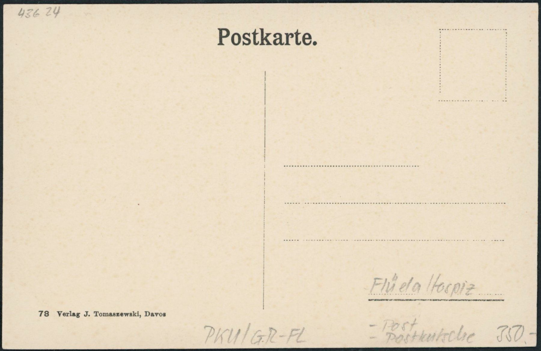 Cartoline postali: GR Flüela Hospitz - Post - Postkutsche - Pass - Susch - Süs – Nuovo (secondo la descrizione) da Schindellegi venduto da leecollect 1