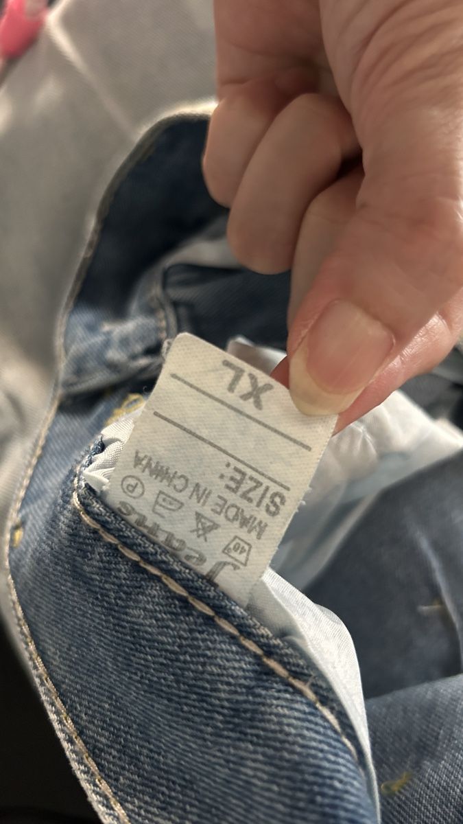 Jeans: Light Blue Ripped Jeans Size XL – Usato da Genève venduto da Noemie.wrmsi 8
