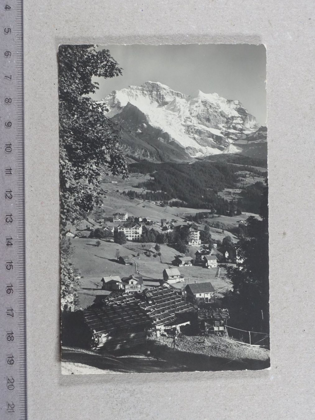 Ansichtskarten: Wengen, Jungfrau, 1935 – Gebraucht aus Lenzburg von fh1