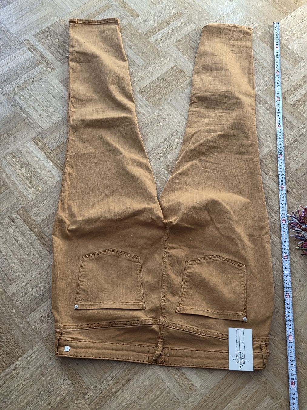 Bonita Pantaloni: hellbraun, senf, Baumwolle, Hose 48 – Usato da Liestal venduto da ITOlio 5