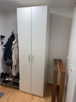 Weisser Haushaltsschrank nach Mass, ca. 70x55x210 cm