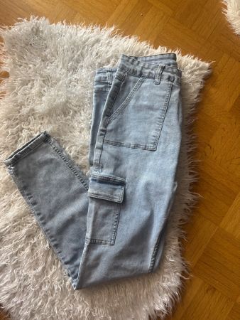 Cargo Jeans hellblau Grösse 40 CHICOREE
