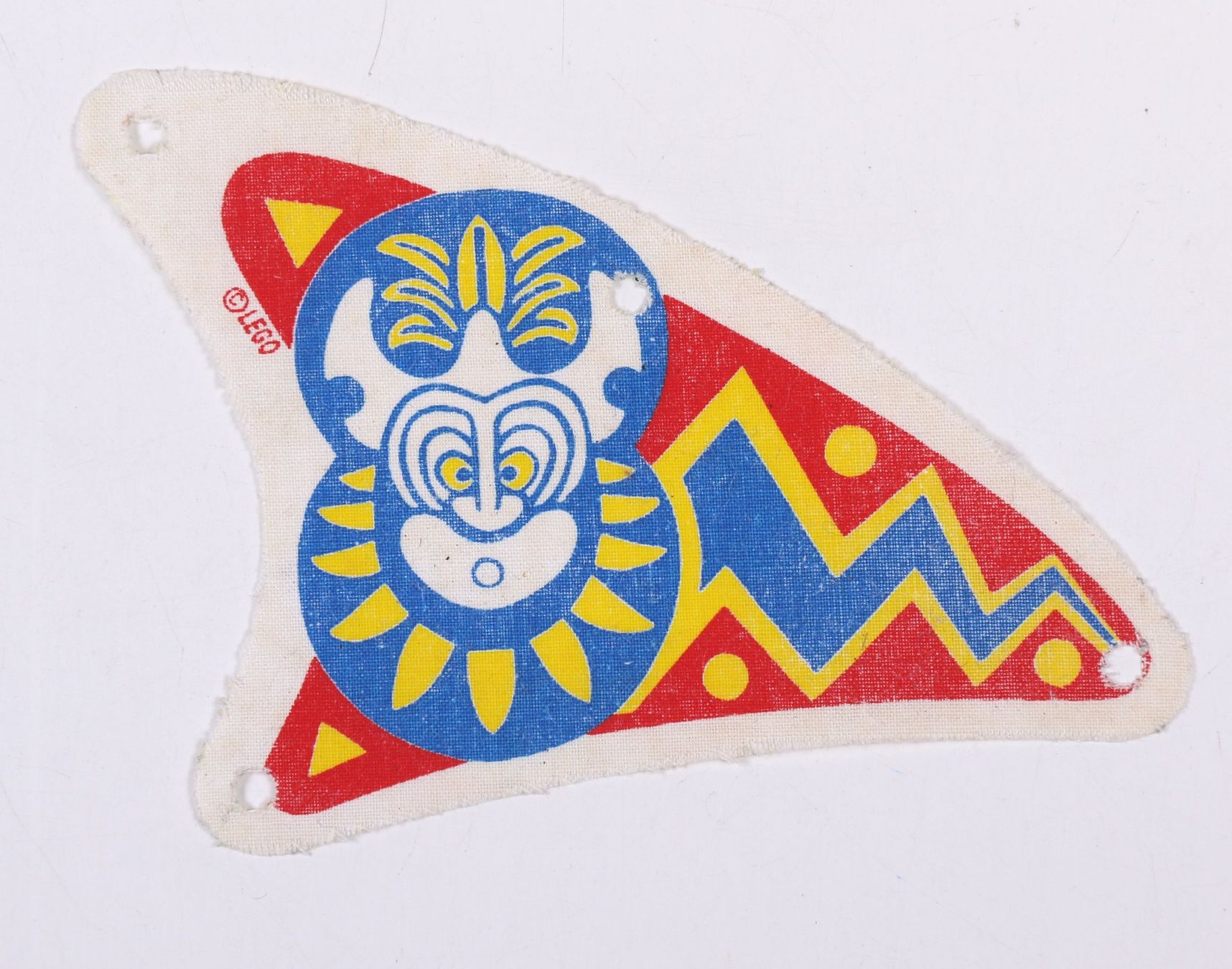 Lego Baukästen: Cloth Sail Triangular Curved with Islander Pattern – Gebraucht aus Hettlingen von Scholi99
