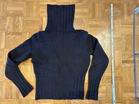 Wolle Pullover Rollkragen braun Grösse S Damen