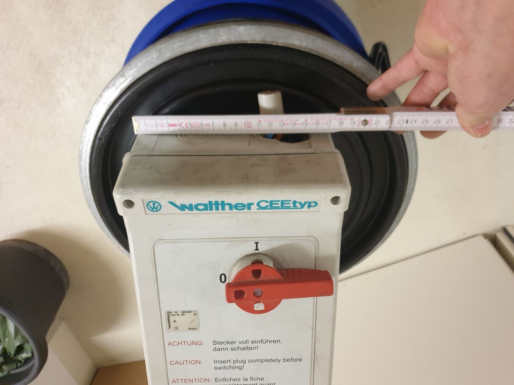 Interruttori: Schalter CEE 63A Walther – Usato da Cham venduto da NeraHandel 2