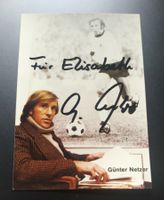 Günter Netzer BRD  original signiertes Foto (1988)