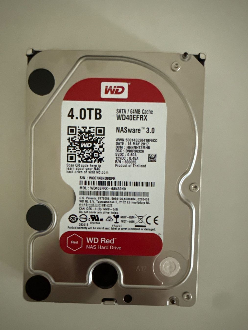 Western Digital Dischi rigidi: WD Red 4TB NAS Hard Drive - gebraucht. – Usato da Zürich venduto da Gekuu
