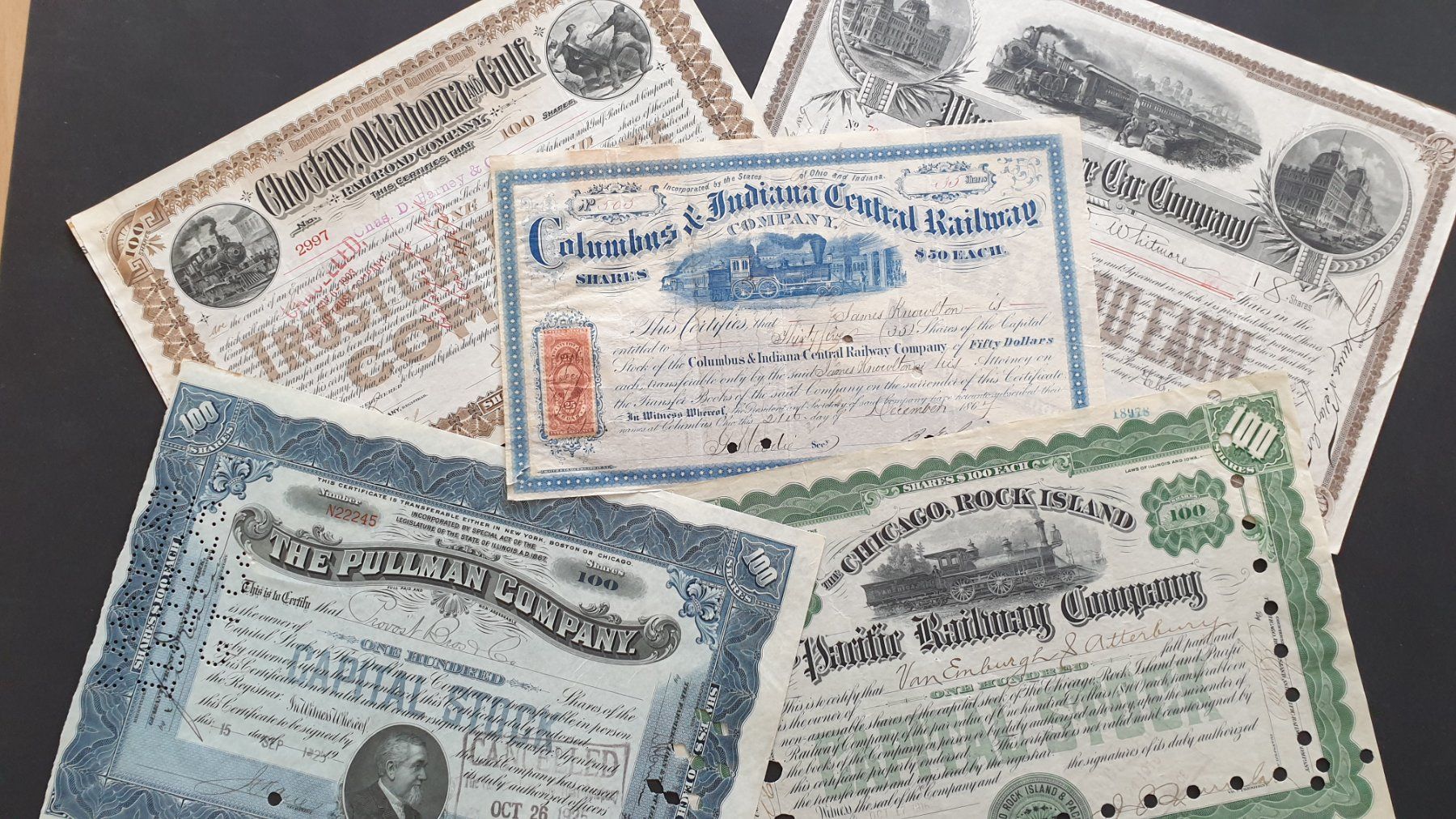 Documenti: Wertpapiere USA. Eisenbahn. – Usato da Goldach venduto da armando_r