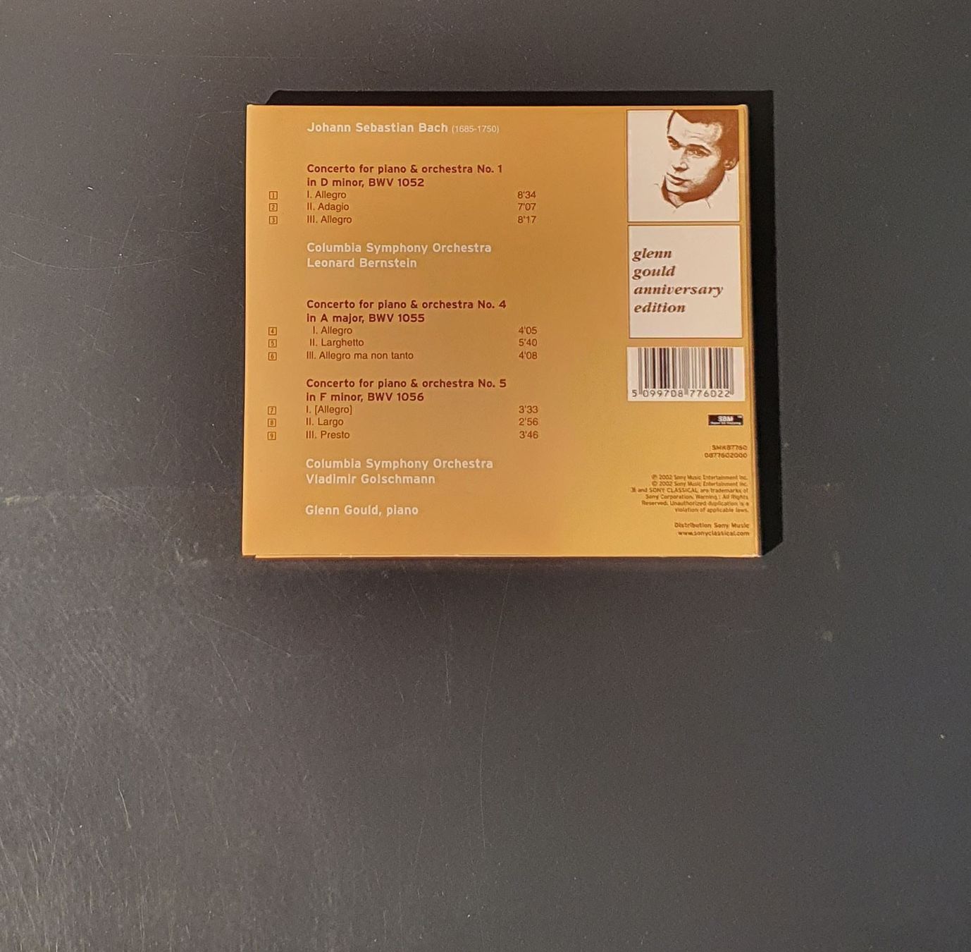 CD: Glenn Gould - Bach – Usato da Dübendorf venduto da Povo 3