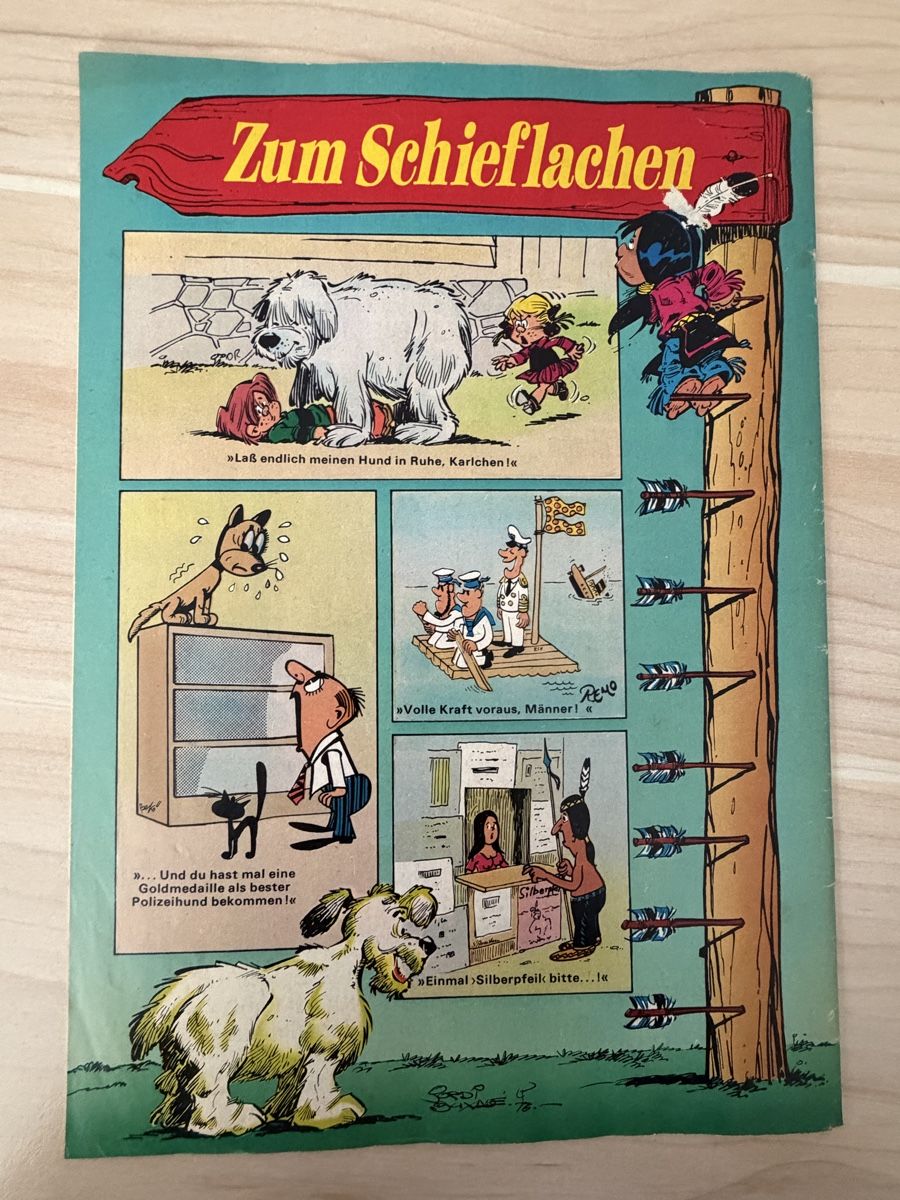 Comics: Silberpfeil Bastei Heft 230 mit Silberpfeil Poster  – Gebraucht aus Kehrsatz von Raboy 1