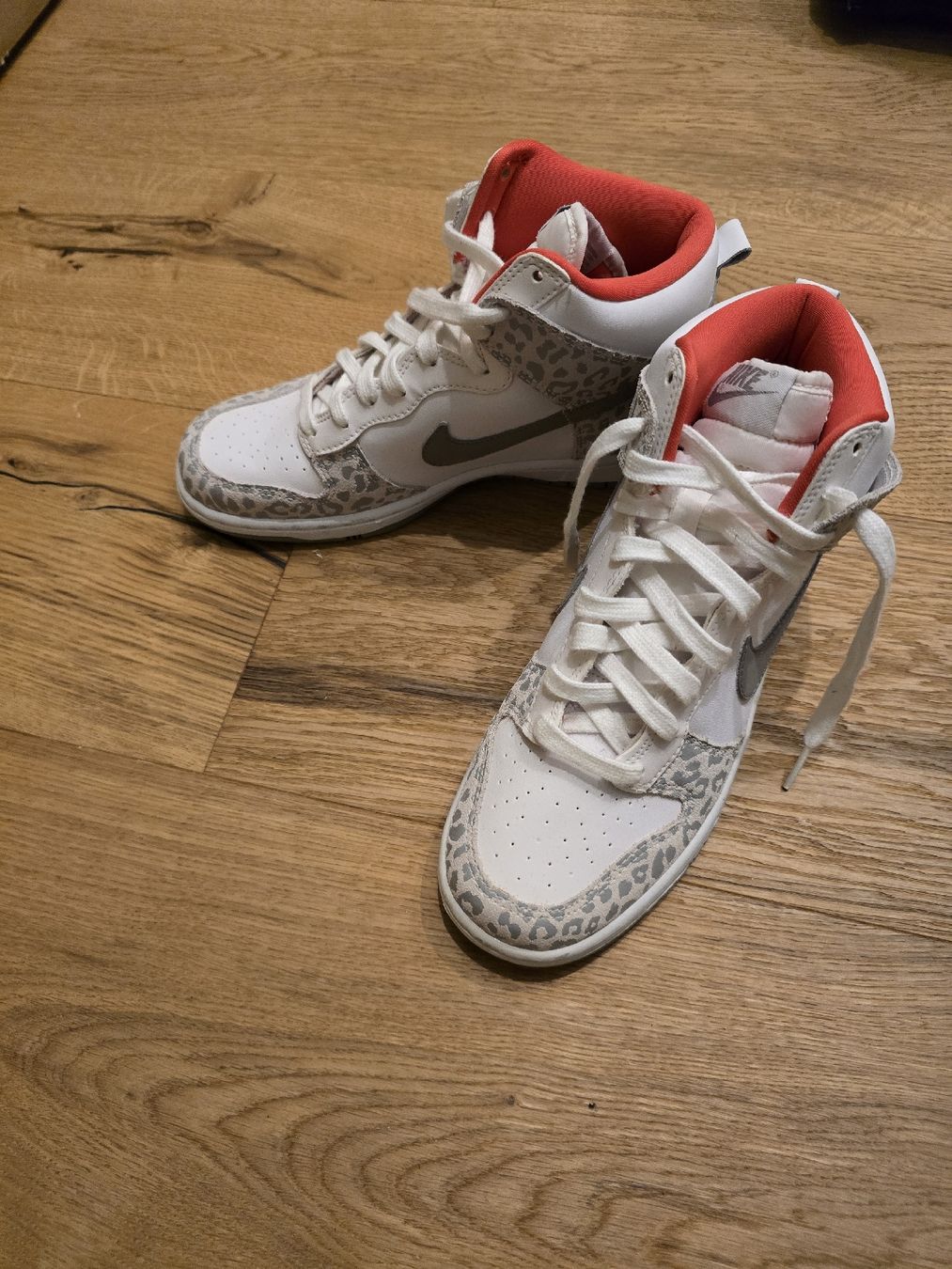 Nike Scarpe da donna: Nike Dunk High Skinny Leopard Sunburst – Nuovo (secondo la descrizione) da Reinach BL venduto da little_sunshine