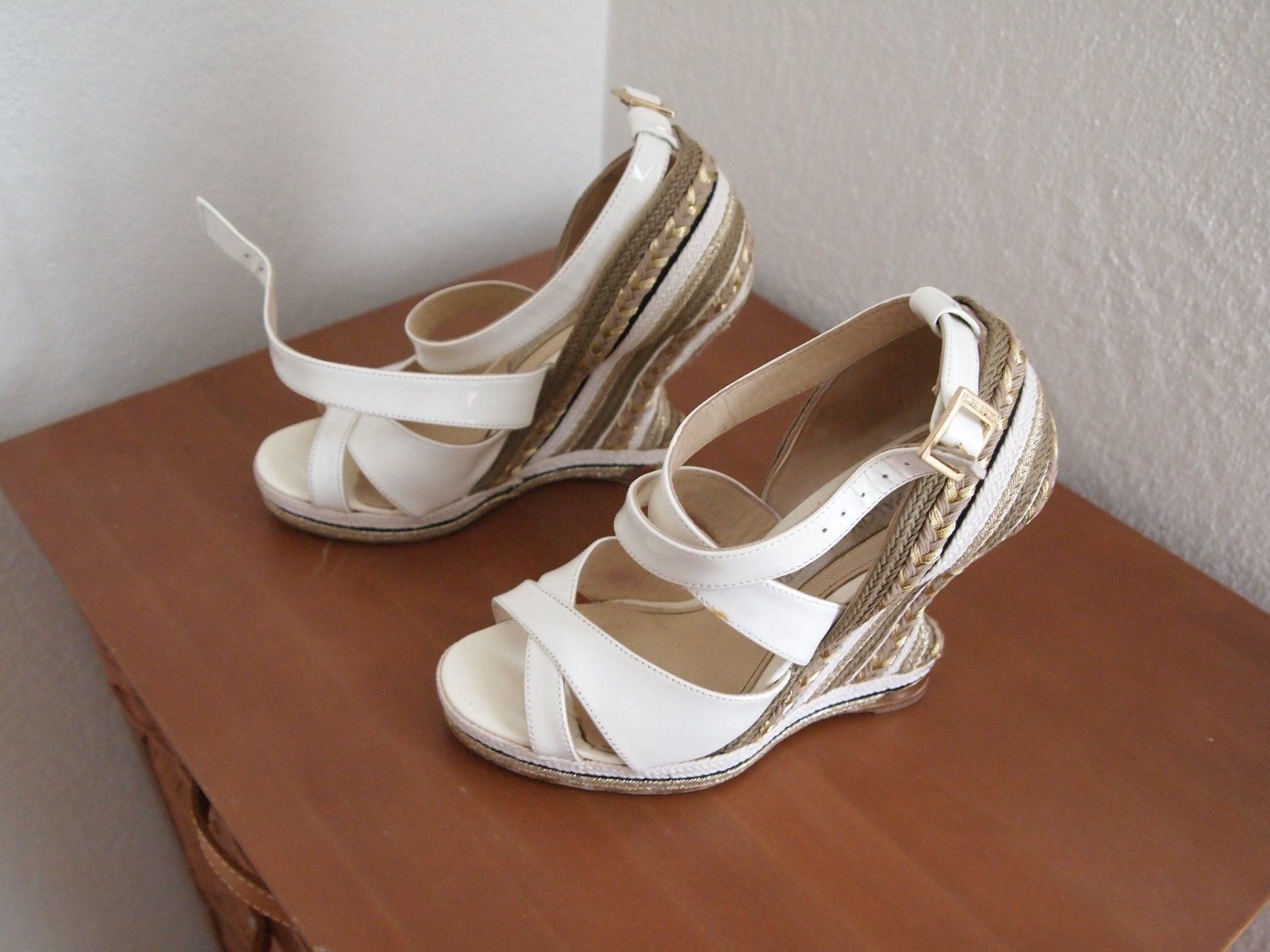 Scarpe da donna: Paloma Barcelo Leder/Stoff Sandalen – Usato da Volketswil venduto da ald_2x9b 1