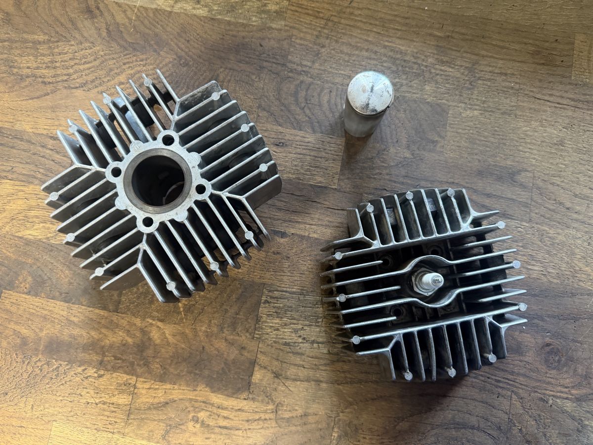 Mofa-Ersatzteile: Puch Supermaxi Zylinder KAT original komplett – Gebraucht aus Bolken von si.x.las
