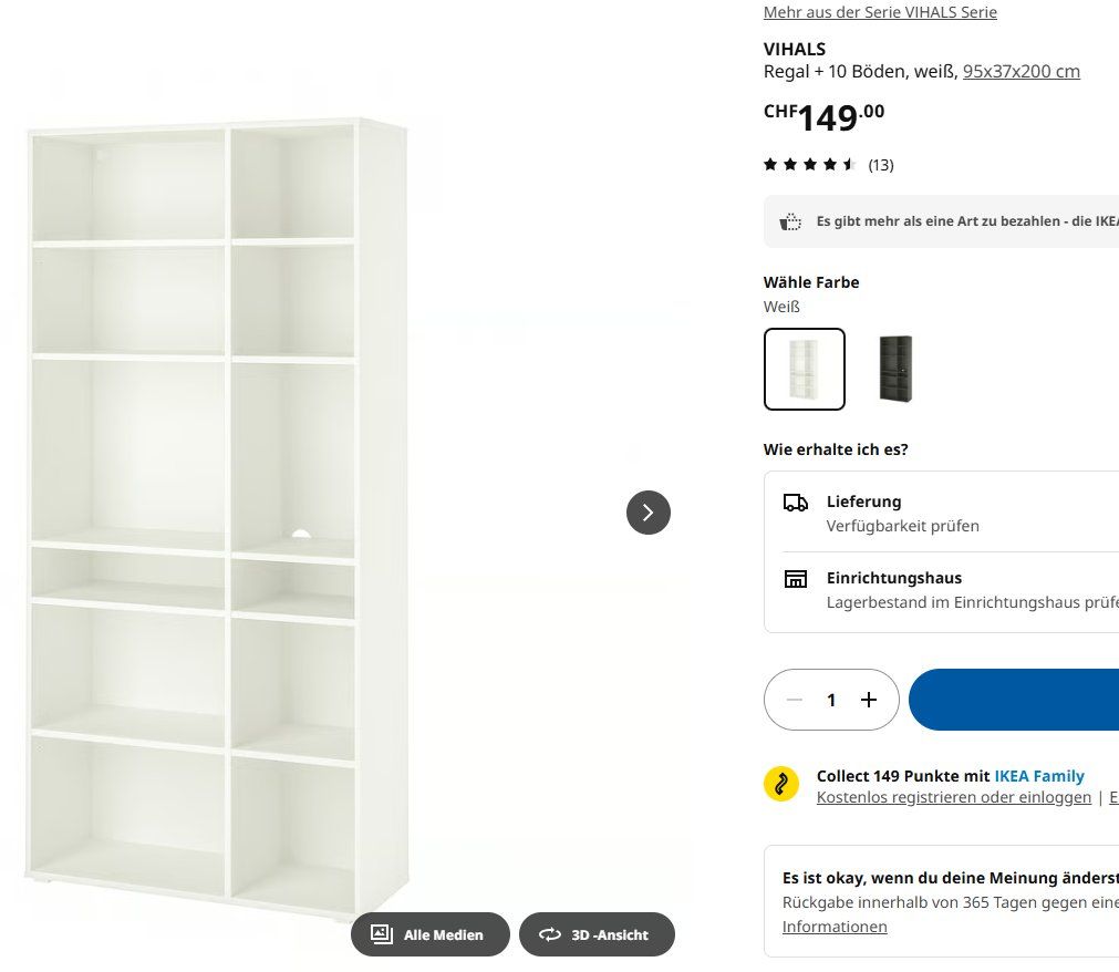 Ikea Regale: Vihals Bücherregal – Gebraucht aus Sankt Gallen von mat_7rmr 1