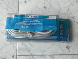 Antennenkabel 100 Hz Koaxial-Stecker auf Koaxial-Kupplung