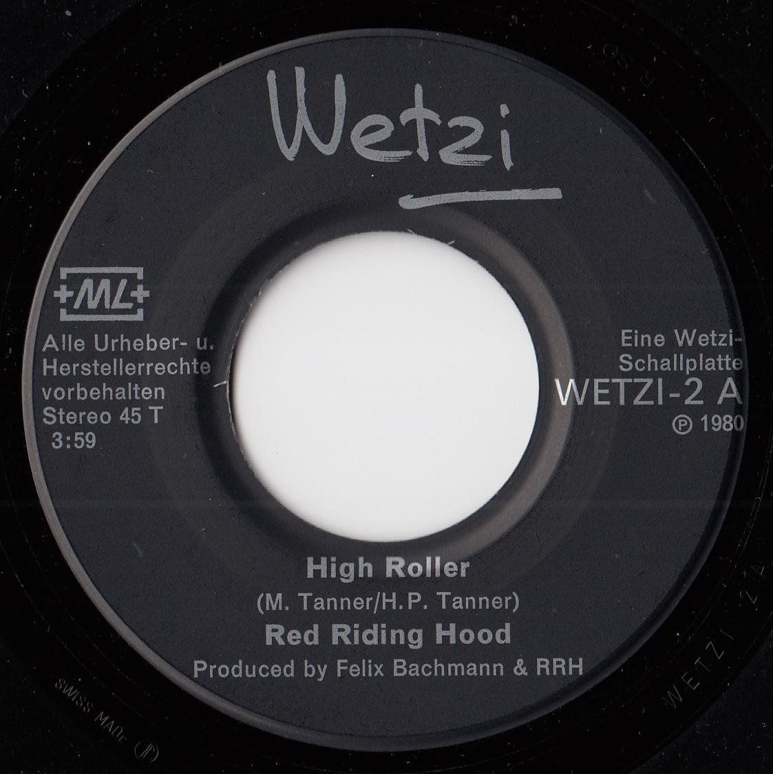 Dischi in vinile: Red Riding Heed Single von 1980  (Swiss Group) – Usato da Volketswil venduto da Abcrecords 2