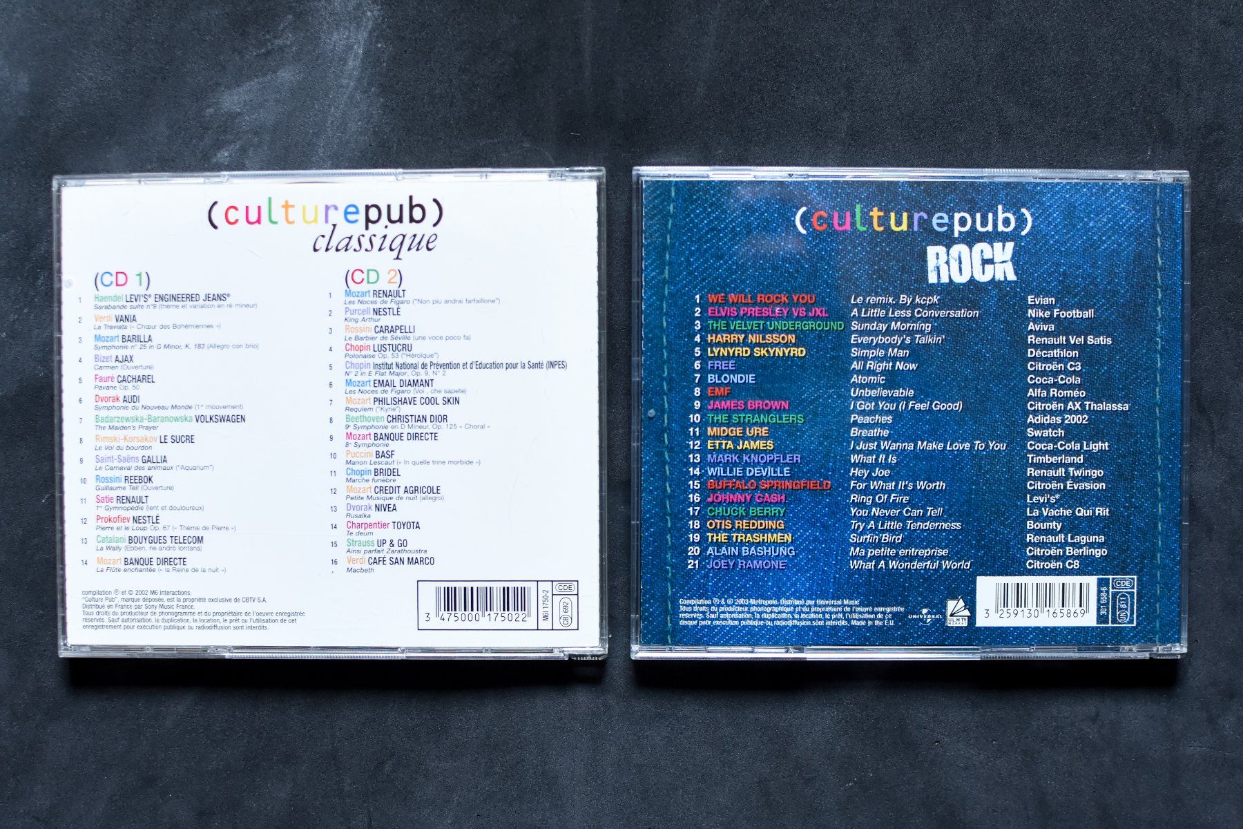 CD: 2 CDs CulturePub – Usato da Belmont-sur-Yverdon venduto da ag97 1