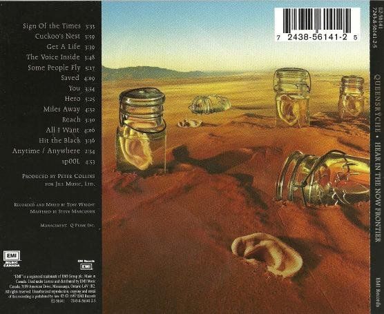 CD: CD/ QUEENSRYCHE : HEAR IN THE NOW FRONTIER  (1997) – Usato da Geuensee venduto da Dougenegger 1