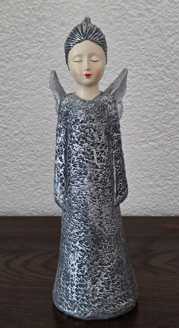 Alle Dekorationen: Dekofigur Engel Shabby Chic, Silber – Gebraucht aus Rheinsulz von Dred 3