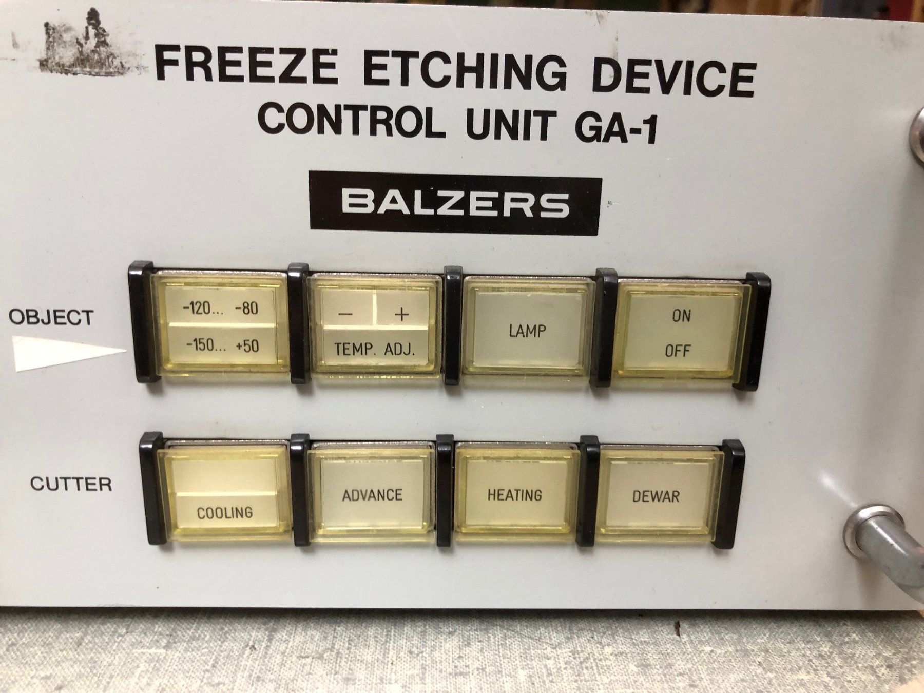 Composants électroniques: Freeze Etching Device Balzers Control Unit GA-1 – D'occasion à Hinterkappelen par atomschnee 1