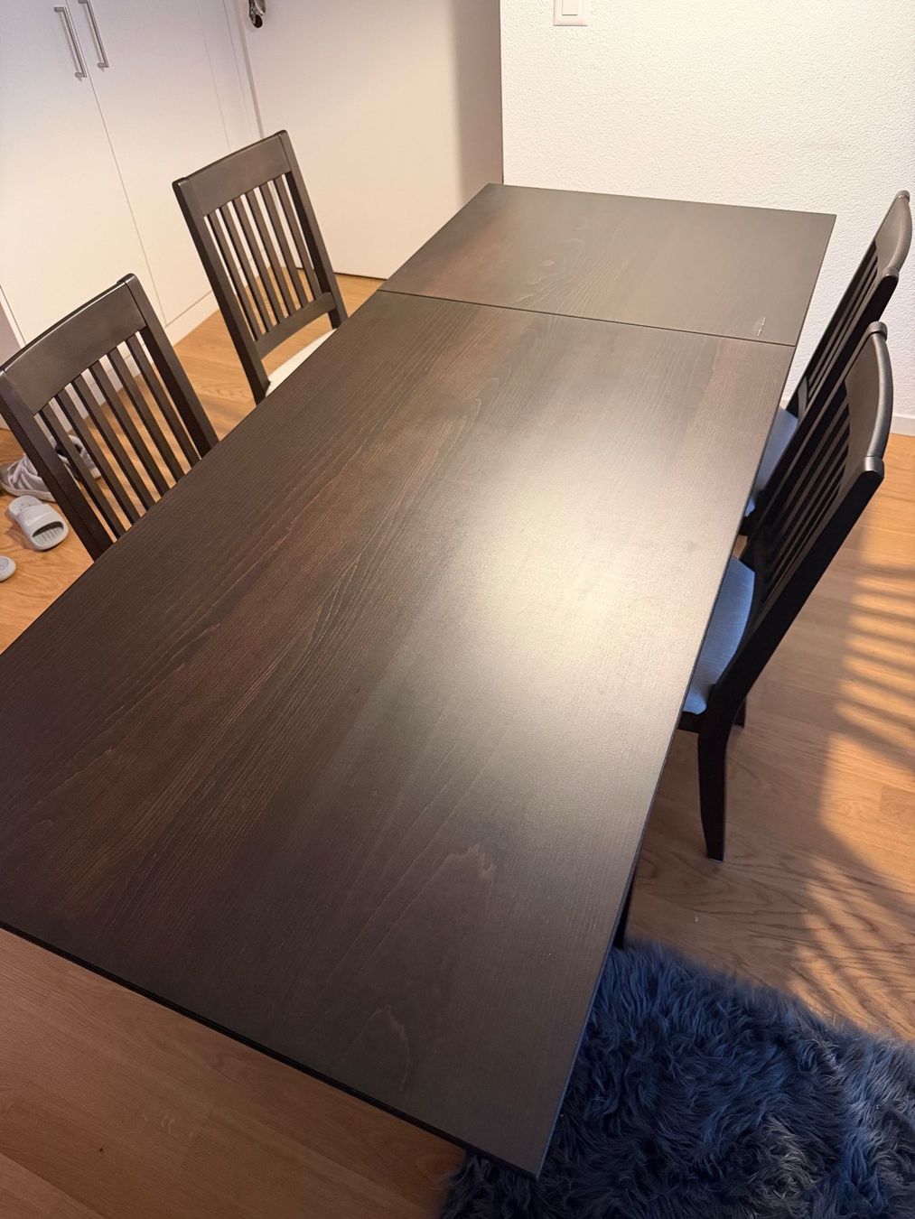Ikea Set di tavolo e panche: Esstisch ausziehbar mit 4 Stühlen – Usato da St.Gallen venduto da car_shm7 2