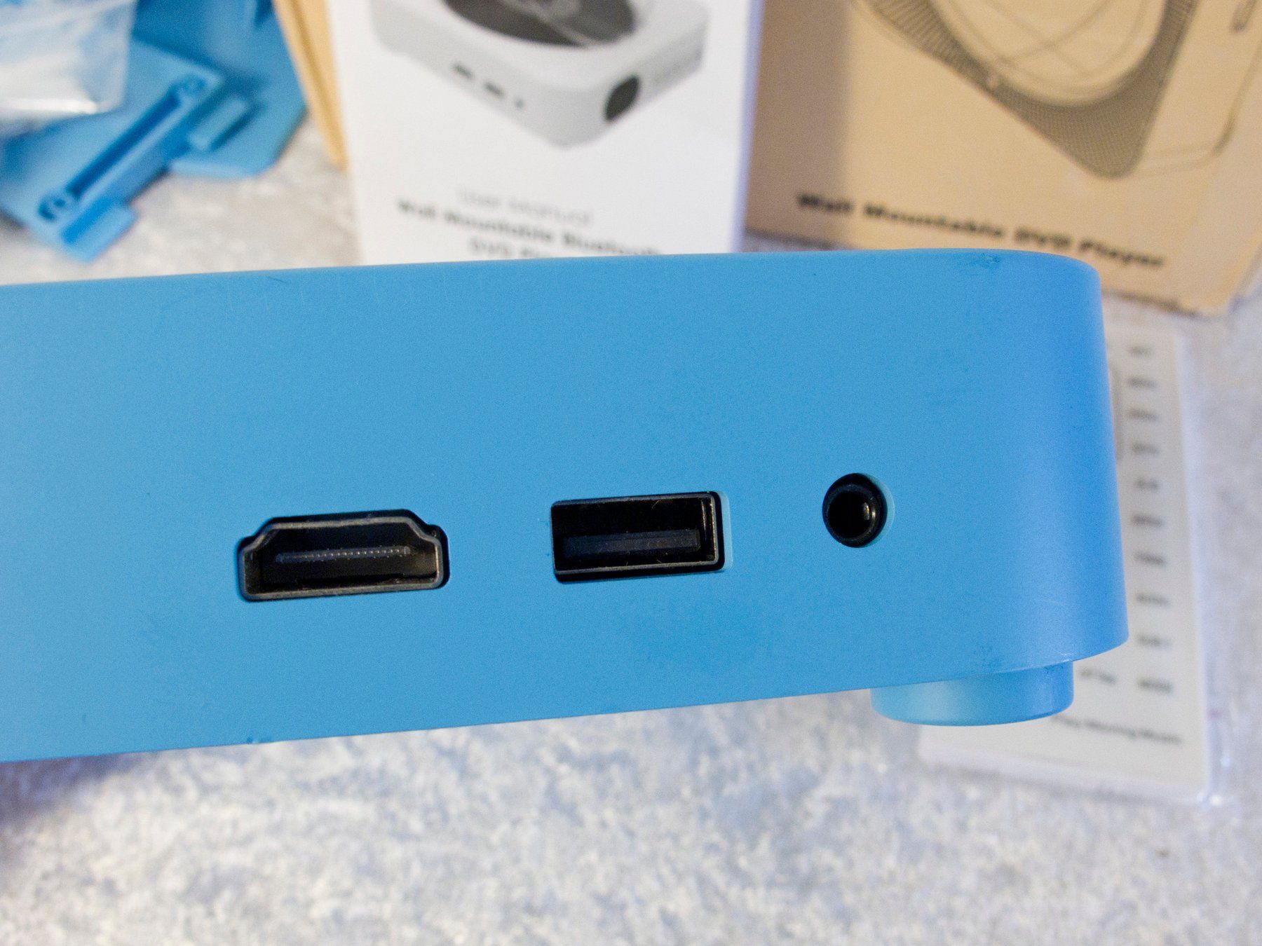 Lettore multimediale portatile: WALL MOUNTABLE DVD & CD Player mit HDMI und Bluetooth – Usato da Blauen venduto da wosonst 3