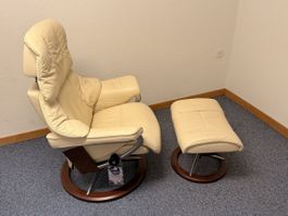 Stressless Sessel mit Hocker neuwertig mit 70 % Rabatt ‼️