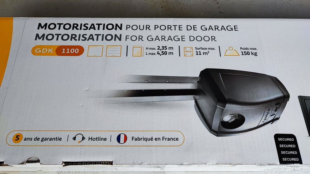 Reglage moteur porte de garage somfy