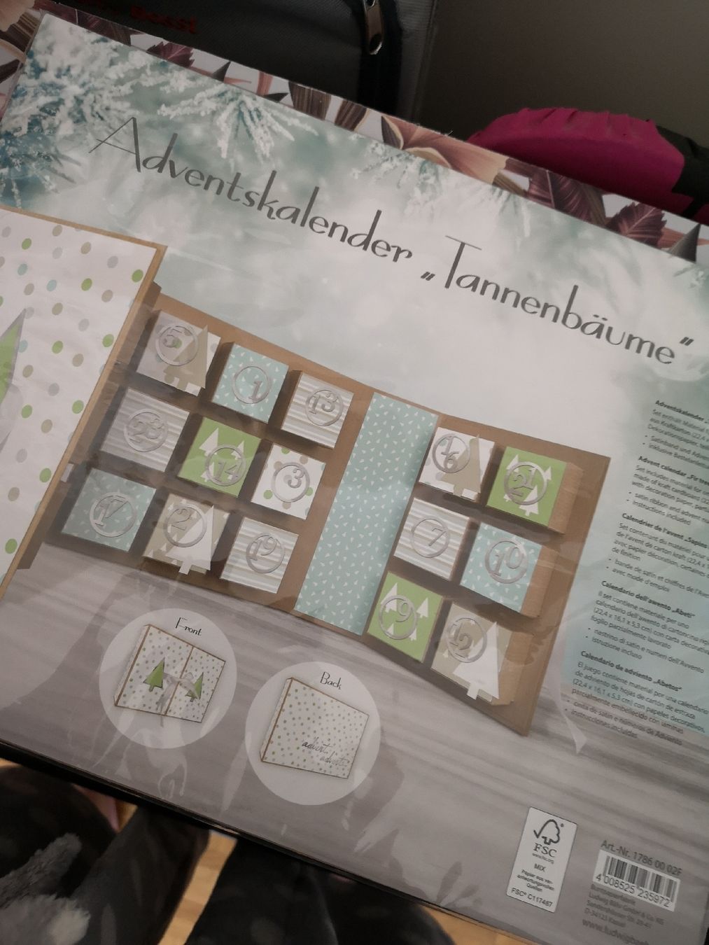 Kalender: Calendrier de l'avent – Neu und originalverpackt aus Sion von CeSo25