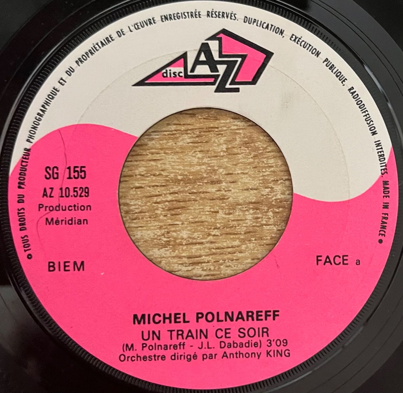 Vinyles: MICHEL POLNAREFF - UN TRAIN CE SOIR – D'occasion à Bussigny par vinyl-pas-cher 2