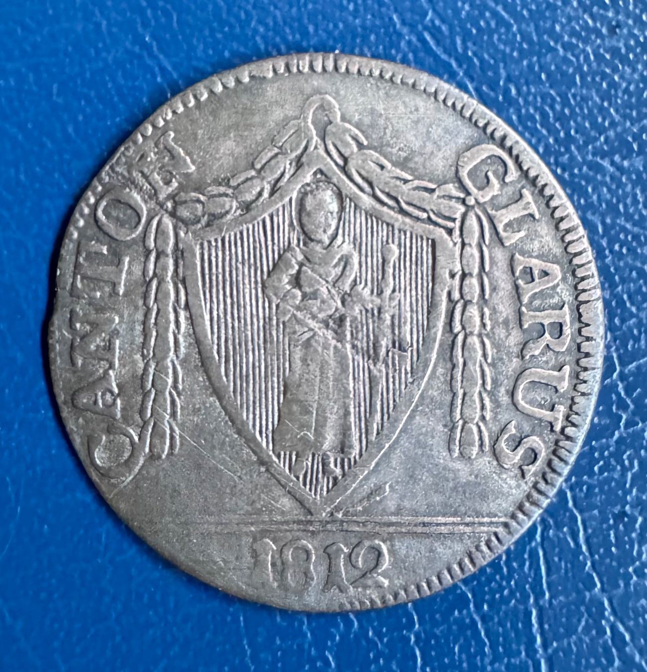 Tutti le monete: Kanton Glarus, 3 Schillinge 9 Rappen 1812 – Usato da Ebikon venduto da Dmasterx 2