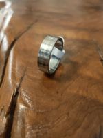 Trendiger Edelstahl Ring, Grösse 21, Neuwertig! 💍