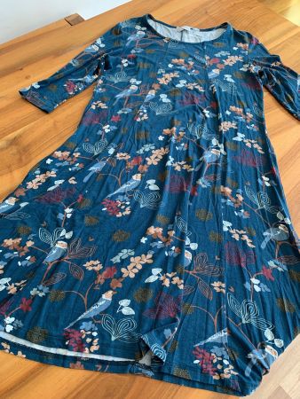 DEERBERG schönes Jersey Kleid tolle Farben Gr. M