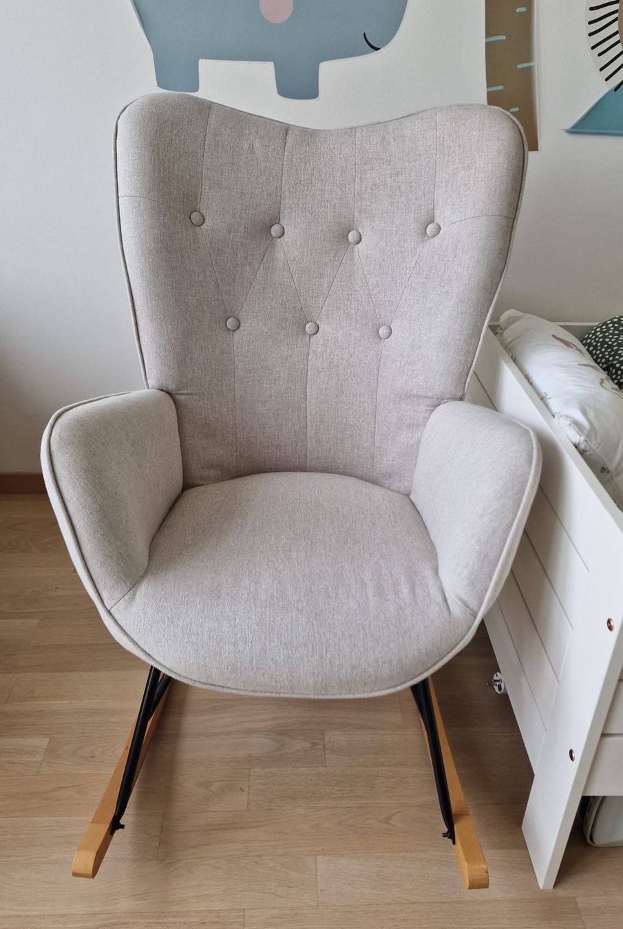 Conforama Poltrone: Fauteuil à bascule scandinave – Usato da Genève venduto da Virginie_M 1