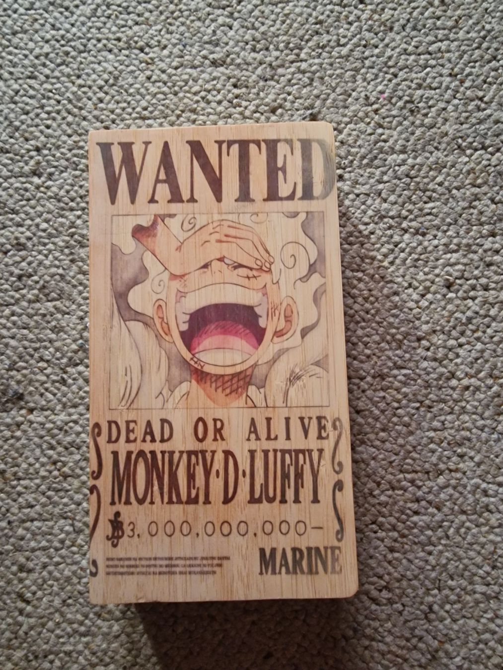 Holzartikel: Wanted Luffy aufbewarungsbox aus Holz – Gebraucht aus wünnewil von mar_f2z8