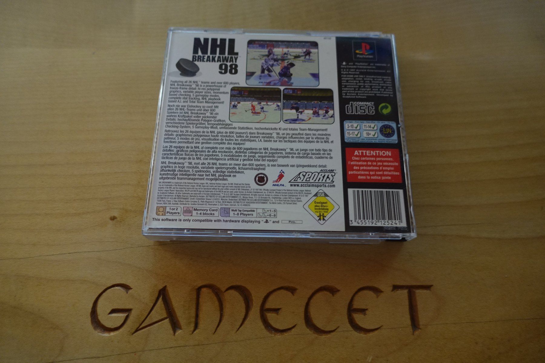 Sony Spiele: NHL Breakaway 98 – Gebraucht aus Steinach von Gamecet 2