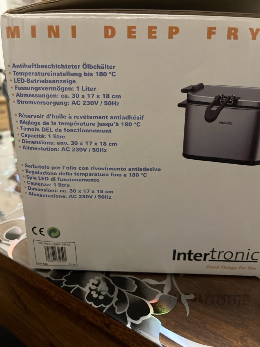 Elettrodomestici da cucina: Mini Deep Fryer Intertronic – Usato da Winterthur venduto da fla_hwg8 5