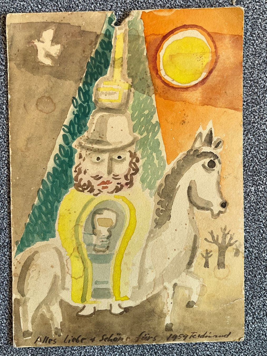 Tableaux: Edwin Ferdinand Grosshardt (schweizerisch, 1901-1960) – D'occasion à Basel par Kaffee_und_Kunst