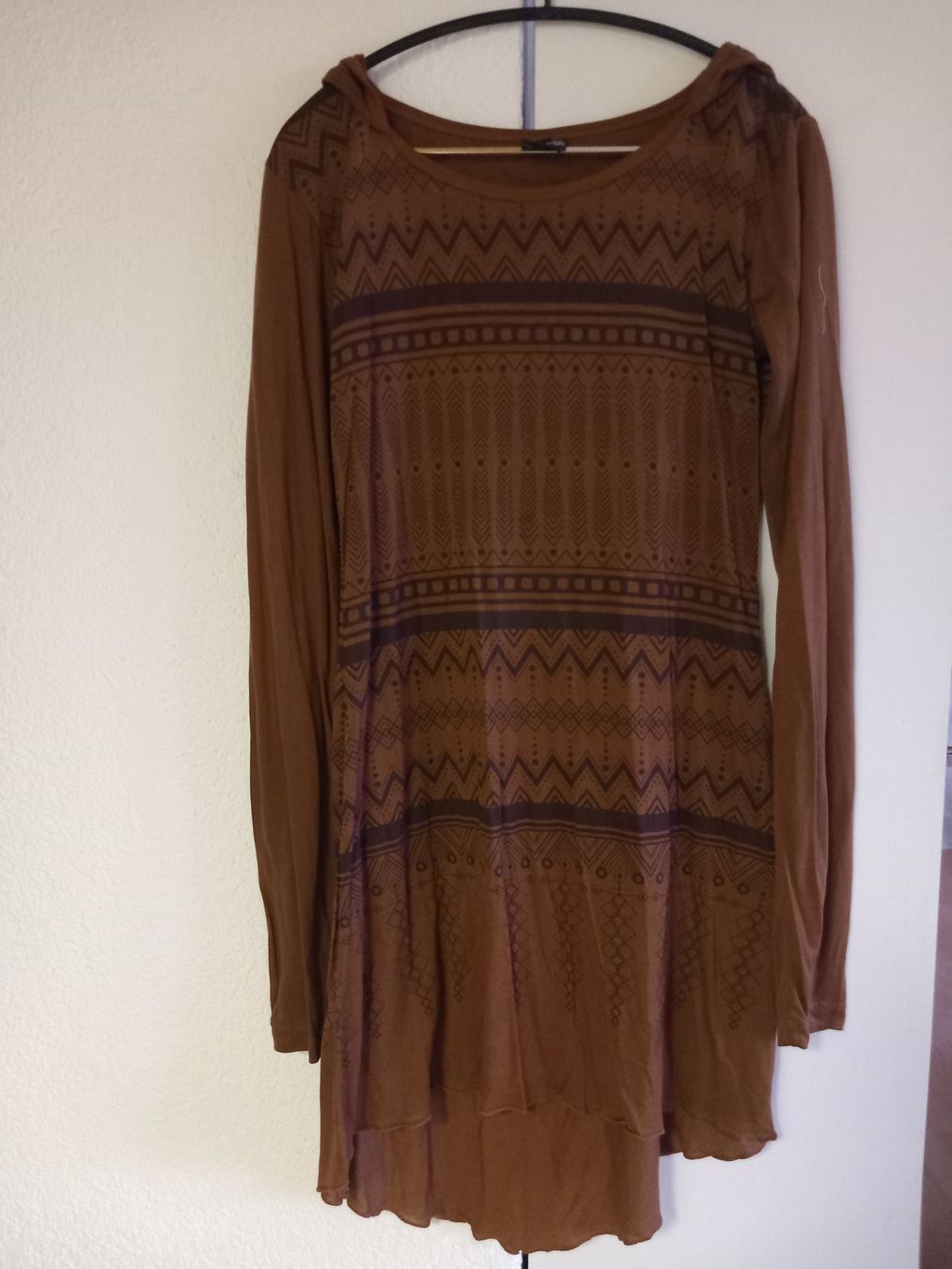 Vestiti: Robe marron à capuchon Gado Gado 100% Tencel – Nuovo (secondo la descrizione) da Faoug venduto da per_kp6r