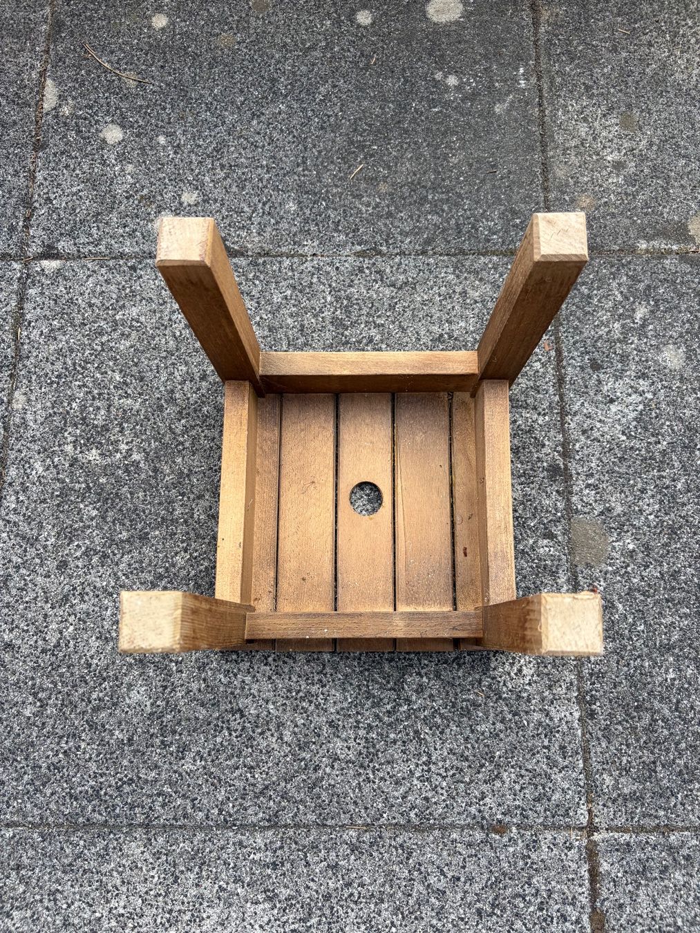 Sgabelli: Ancien Tabouret en Bois Massif – Usato da Vallamand venduto da Bricbracbroc82 4