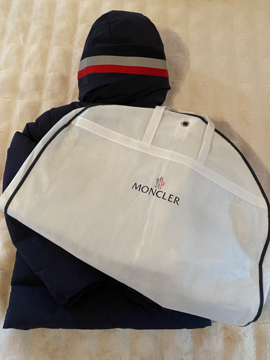 Giacche: Moncler Synthetic Corborant In Navy – Usato da Oeschseite venduto da -Luxury-On-Line- 3