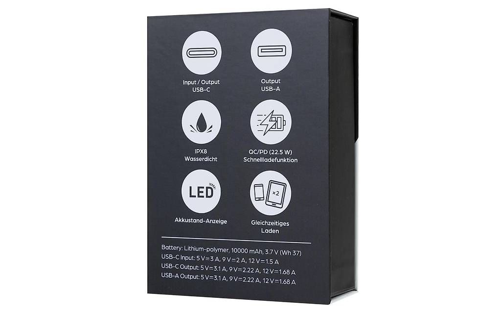 Akkus: Powerbank Carbon 10000 mAh PD – Gebraucht aus Staufen von Shapi 3