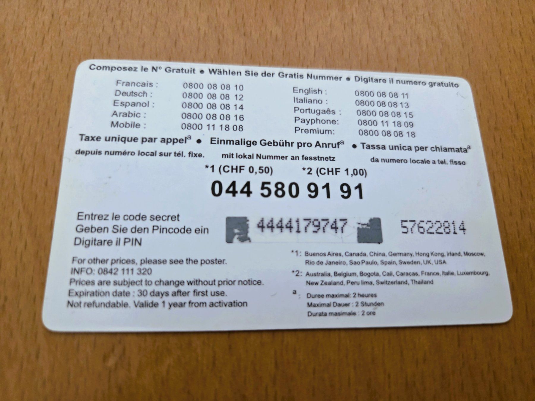 Schede telefoniche: PREPAID - SCHWEIZ – Usato da Brüttisellen venduto da Nighttrain 1