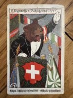Antike Postkarte, Bern, Bärenkarte, Eidg. Schützenfest, 1910