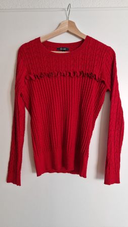 Roter Pullover