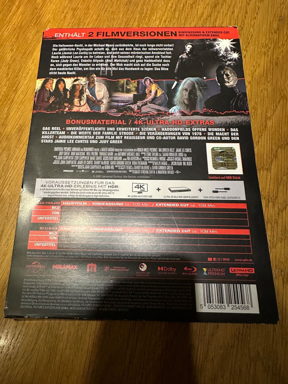 Alle DVDs: Halloween Kills 4K, Mediabook – Neu (gemäss Beschreibung) aus Benken ZH von Audi-erich 1