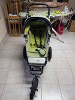 Kinderwagen Mountain Buggy mit Babywanne fleissig benutzt 