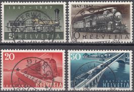SBK 277 - 280 mit Vollstempel